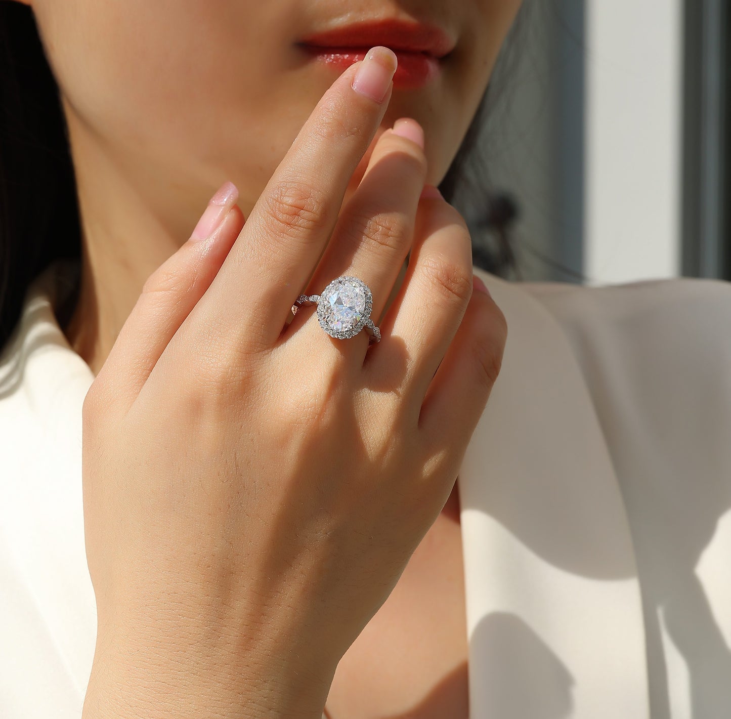 Moonlight Oval — Signature Sterling Silver Ring