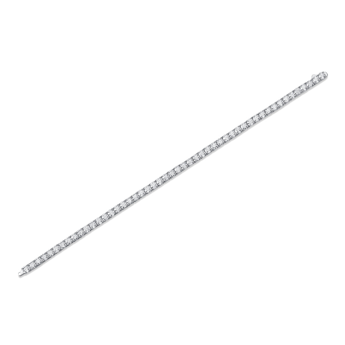Unique — Signature Sterling Silver Bracelet (Luxury Moissanite)