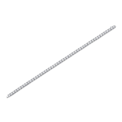Unique — Signature Sterling Silver Bracelet (Luxury Moissanite)