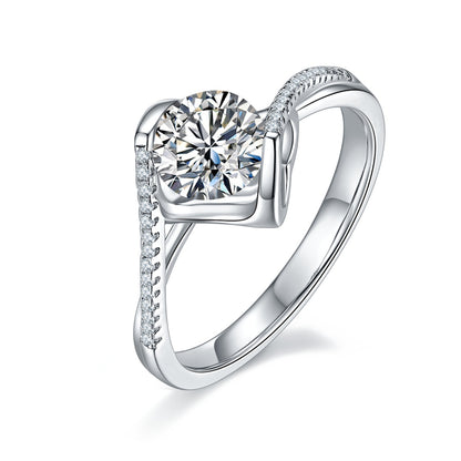 Dazzling Promise — Signatuur Sterling Zilveren Ring (1 Karaat)