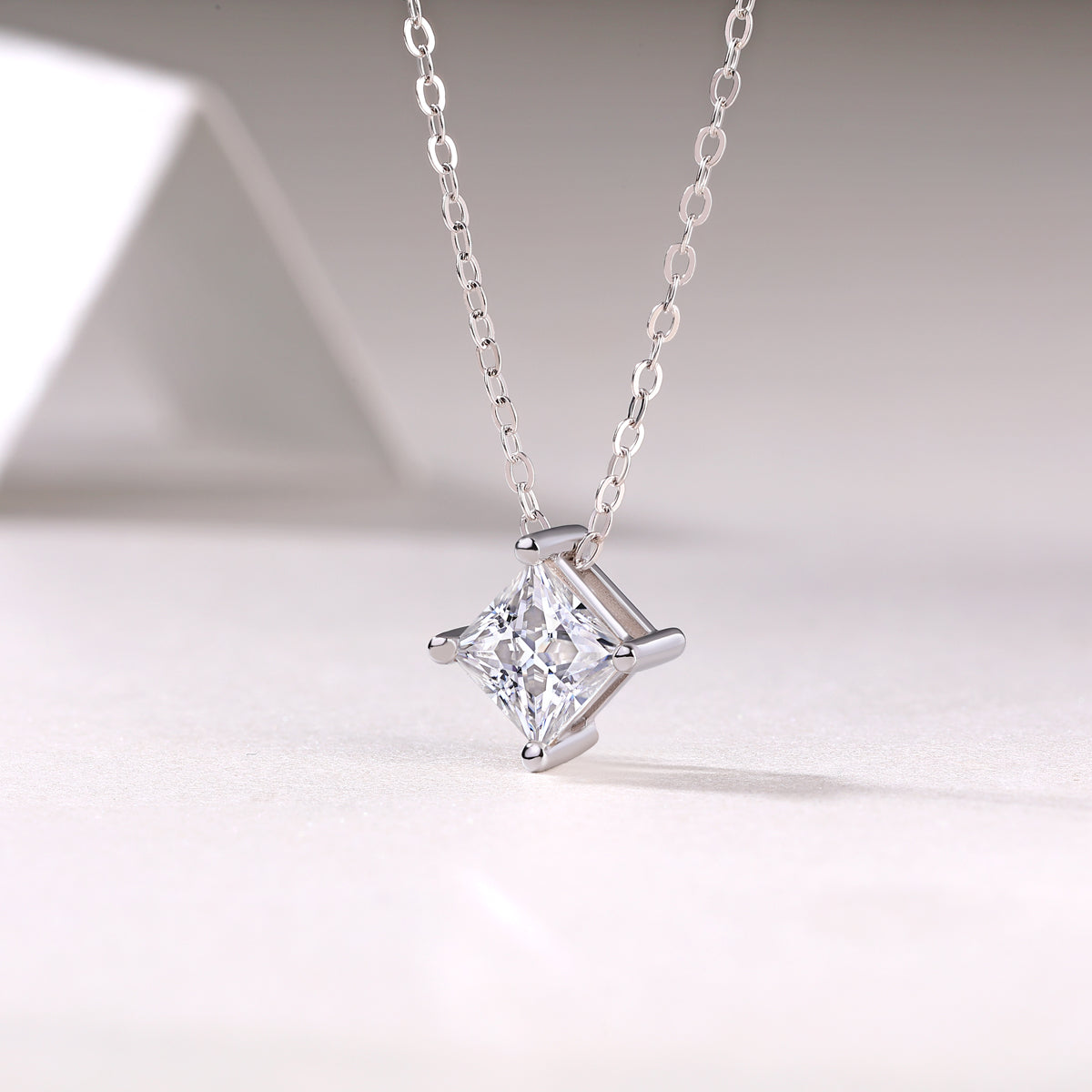 Keep The — Signature Sterling Silver Pendant Necklace (Luxury Moissanite)