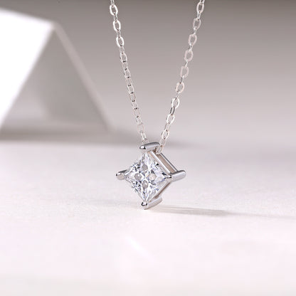 Keep The — Signature Sterling Silver Pendant Necklace (Luxury Moissanite)