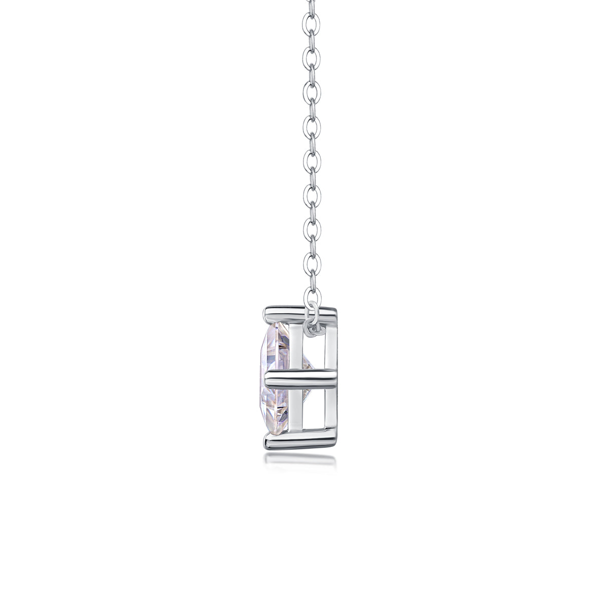 Keep The — Signature Sterling Silver Pendant Necklace (Luxury Moissanite)