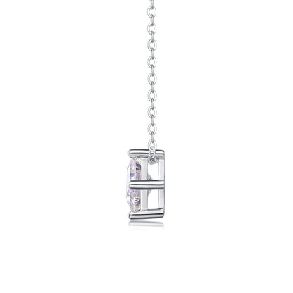 Keep The — Signature Sterling Silver Pendant Necklace (Luxury Moissanite)