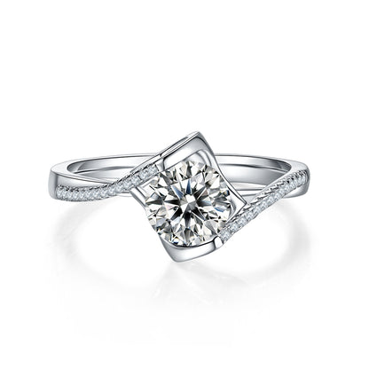 Dazzling Promise — Signatuur Sterling Zilveren Ring (1 Karaat)