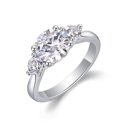 Three Reincarnations — Signature Sterling Silver Ring (2 Carats)