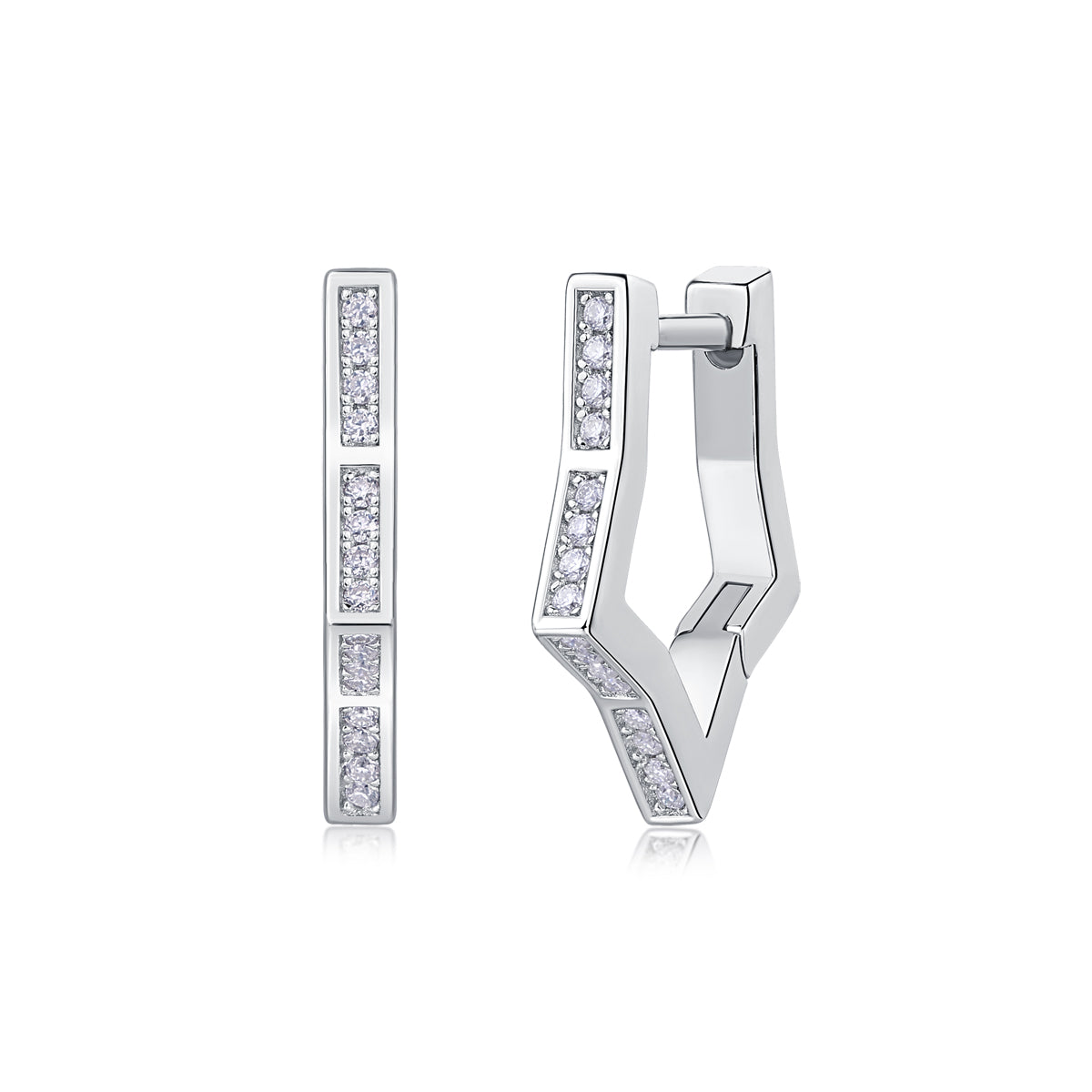 Star River Wandering — Signature Sterling Silver Stud Earrings