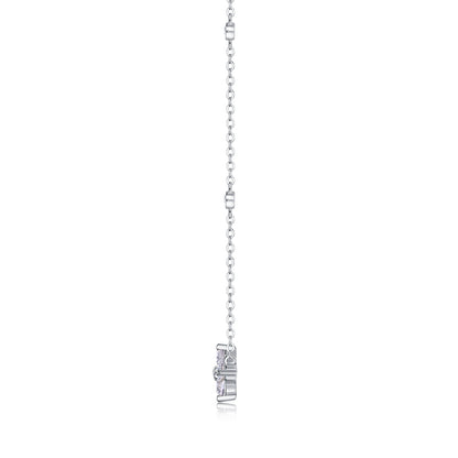 Radiant Star — Signature Sterling Silver Pendant Necklace (Luxury Moissanite)
