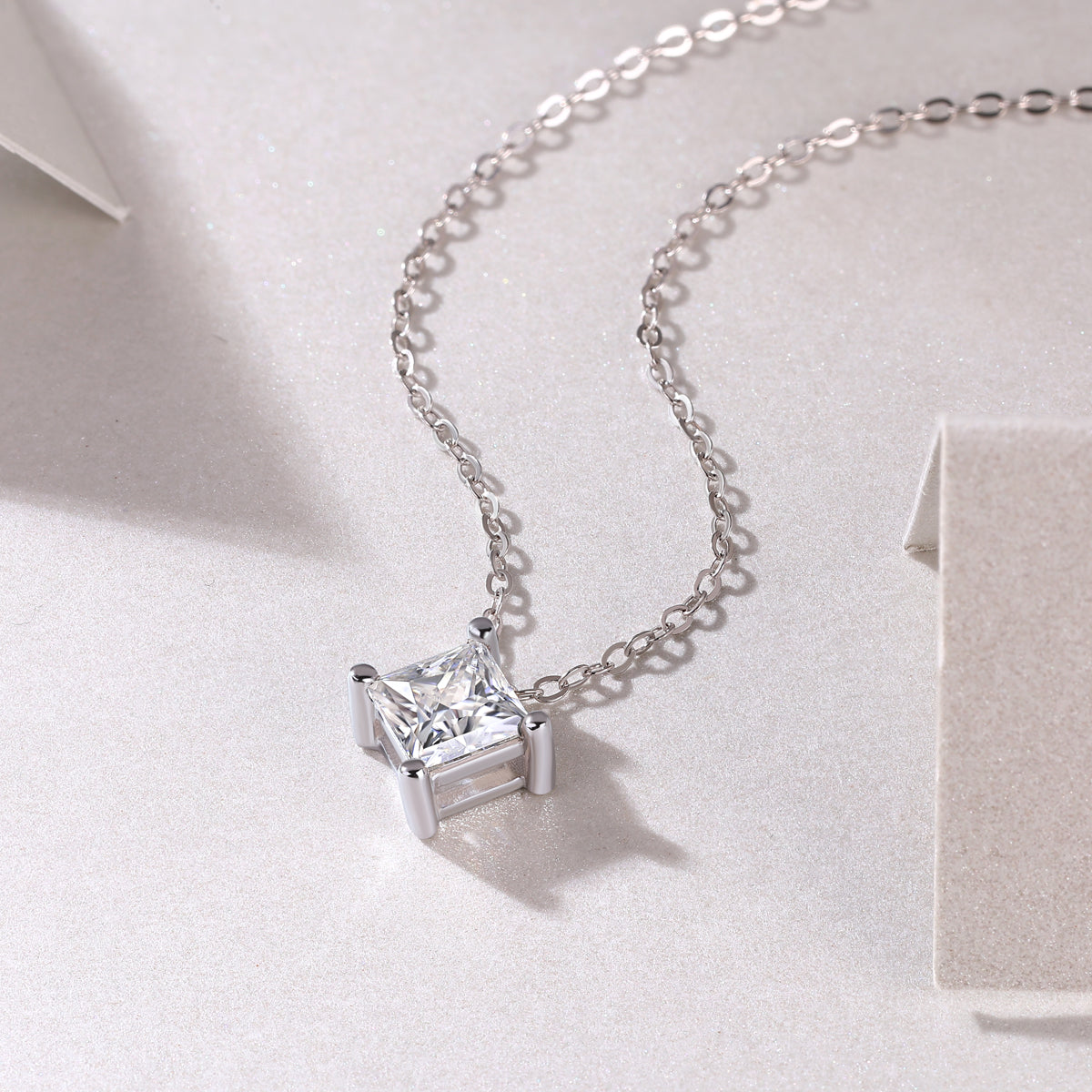 Keep The — Signature Sterling Silver Pendant Necklace (Luxury Moissanite)