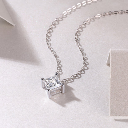 Keep The — Signature Sterling Silver Pendant Necklace (Luxury Moissanite)