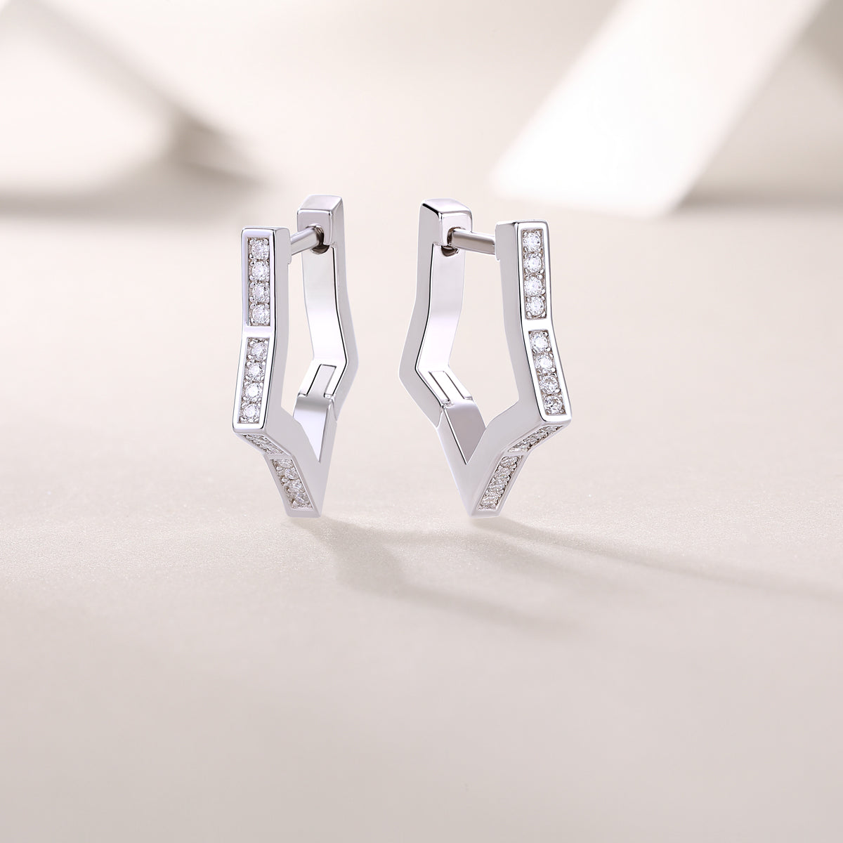 Star River Wandering — Signature Sterling Silver Stud Earrings