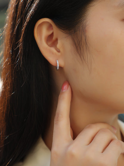 Ding Ding — Signature Sterling Silver Stud Earrings