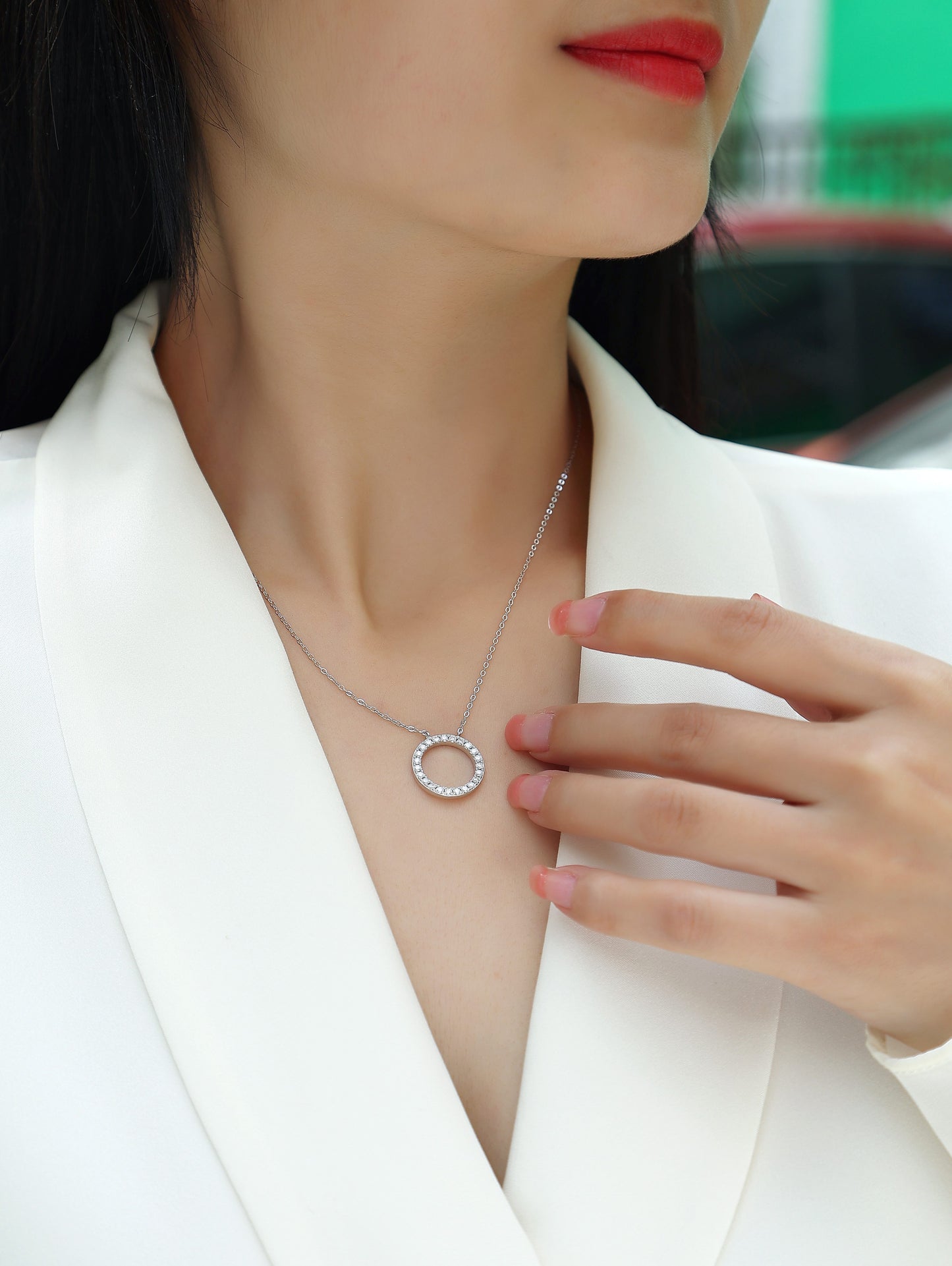 As You Wish — Signature Sterling Silver Pendant Necklace (Luxury Moissanite)