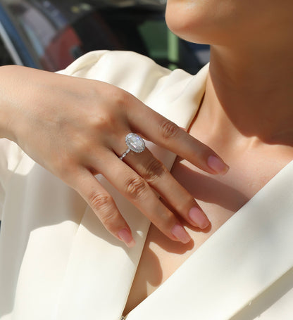 Moonlight Oval — Signature Sterling Silver Ring