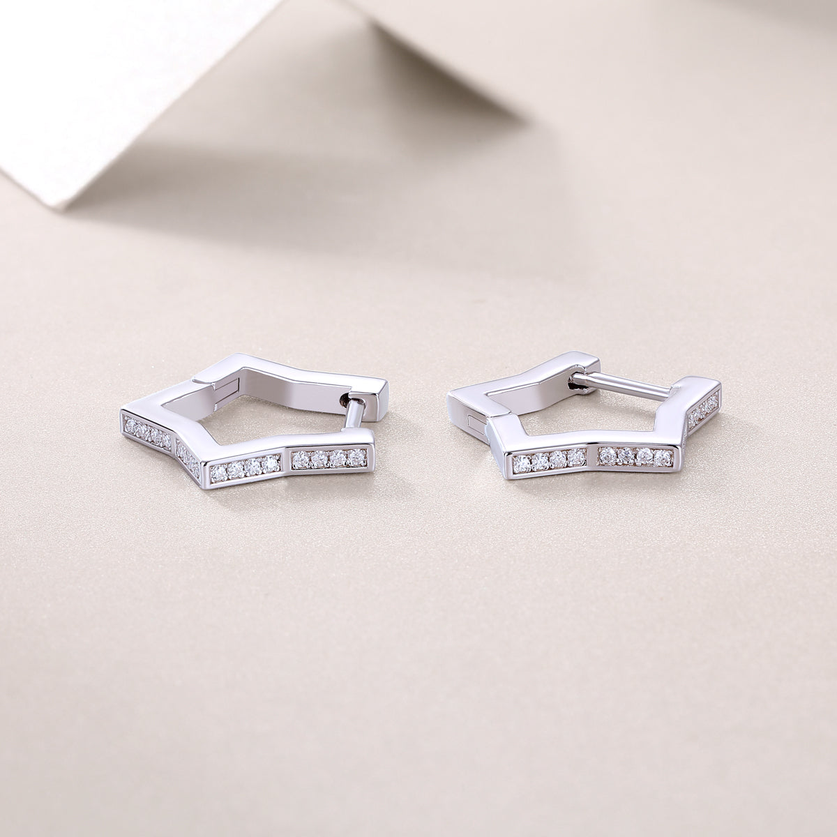 Star River Wandering — Signature Sterling Silver Stud Earrings