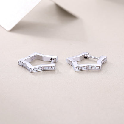 Star River Wandering — Signature Sterling Silver Stud Earrings