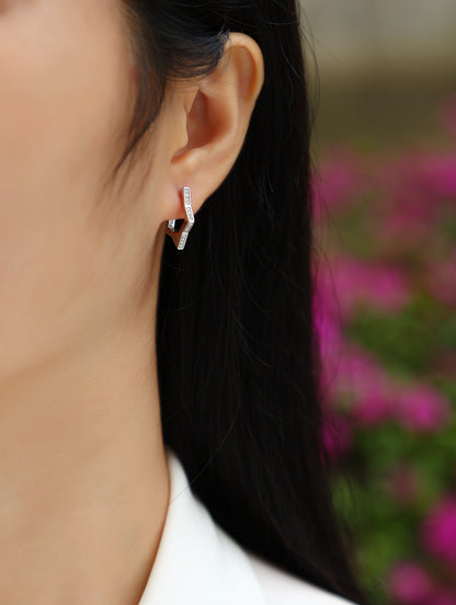 Star River Wandering — Signature Sterling Silver Stud Earrings