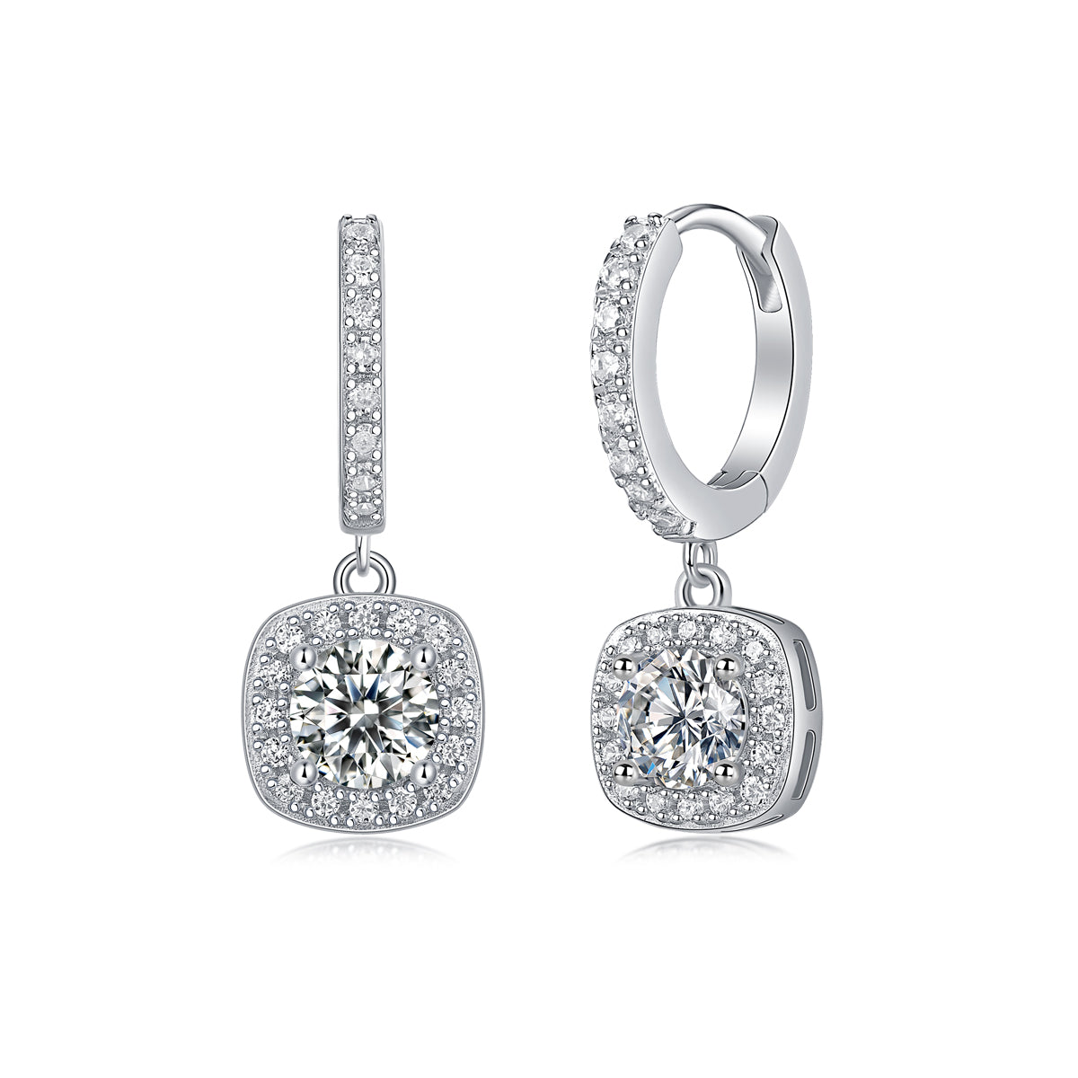 Dream Search — Signature Sterling Silver Stud Earrings (0.5 Carat)