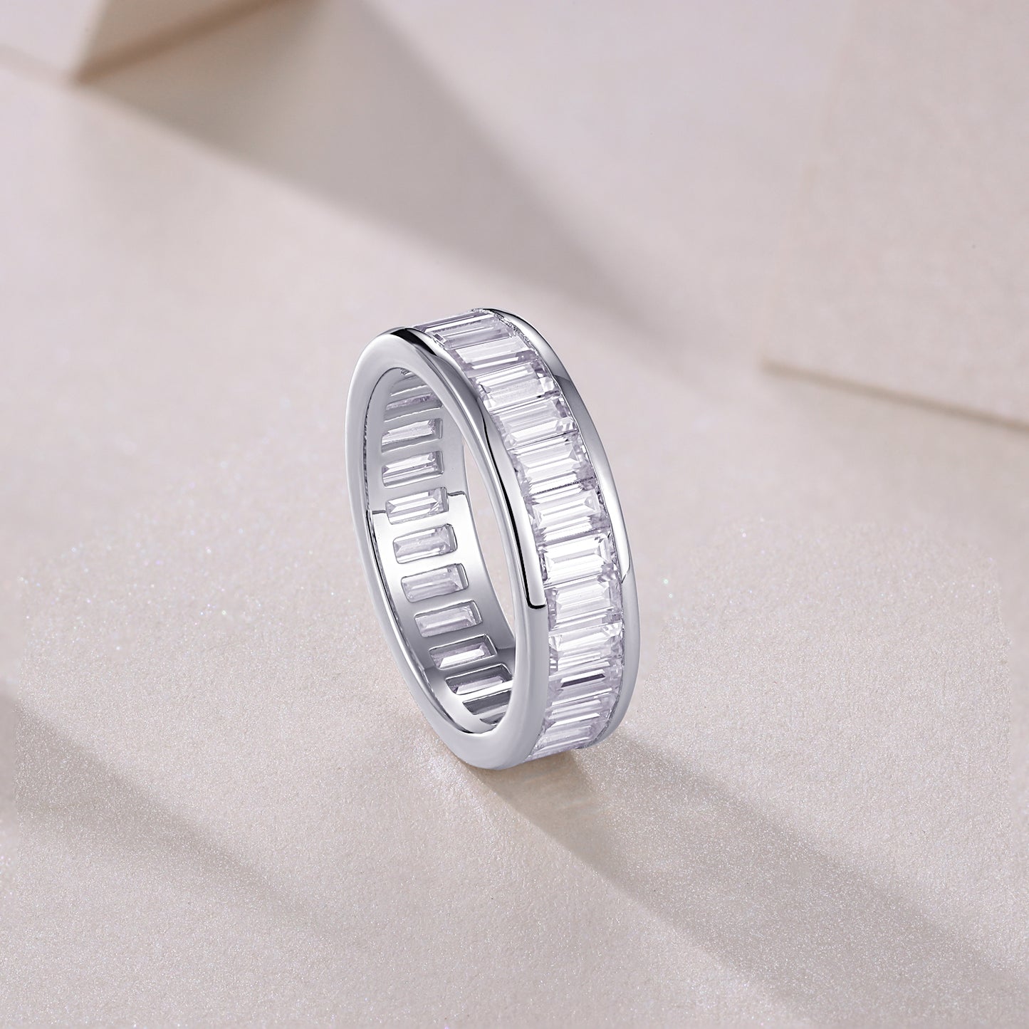 Heartbeat Notes — Signature Sterling Silver Ring (Square)