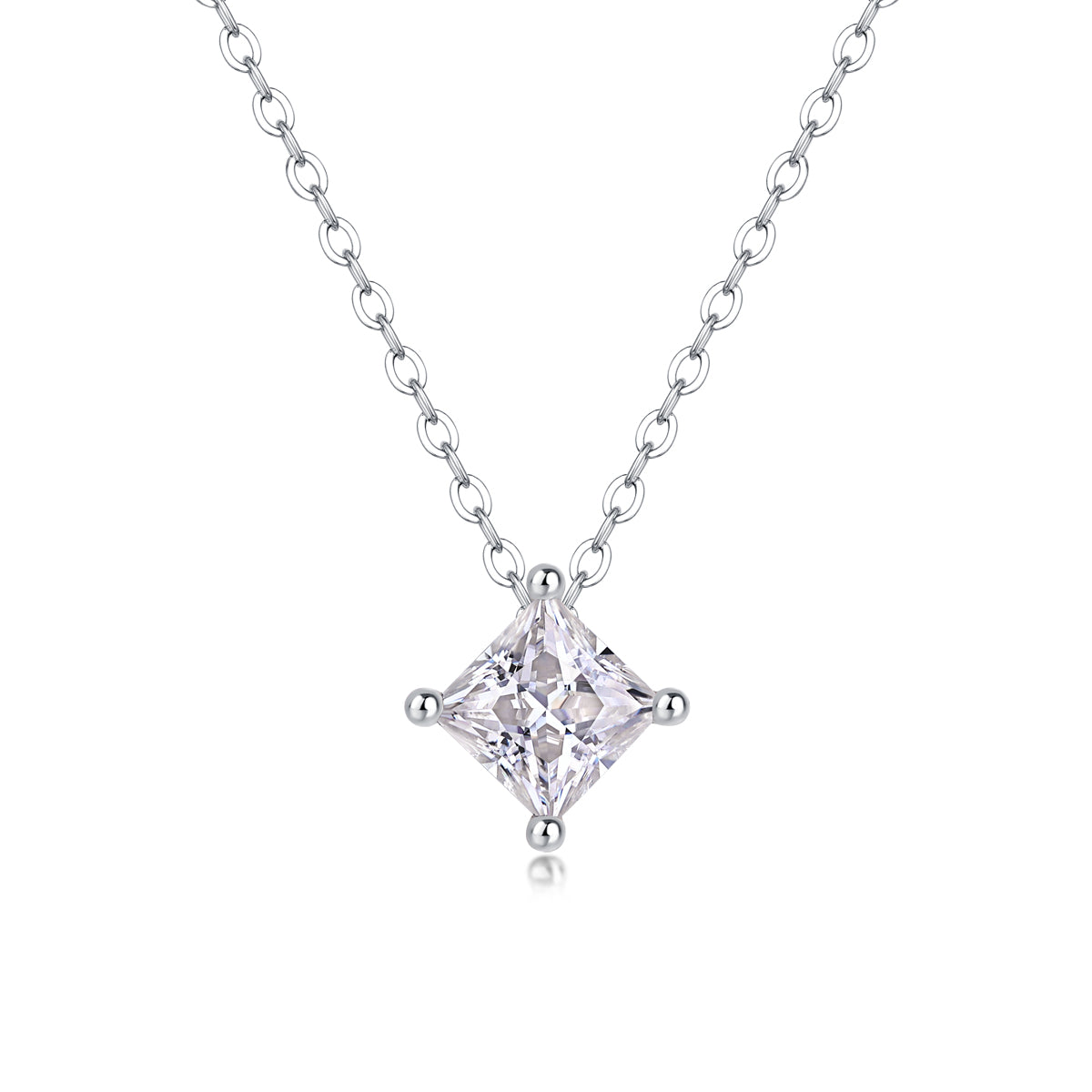 Keep The — Signature Sterling Silver Pendant Necklace (Luxury Moissanite)