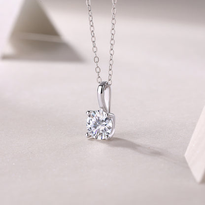 Encounter — Signature Sterling Silver Pendant Necklace (1 Carat, Luxury Moissanite)