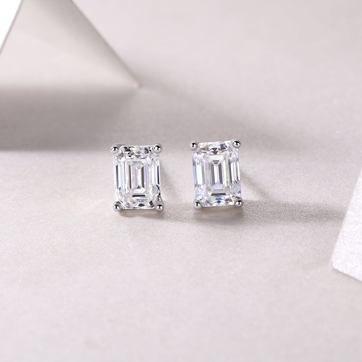 Sinking — Signature Sterling Silver Stud Earrings